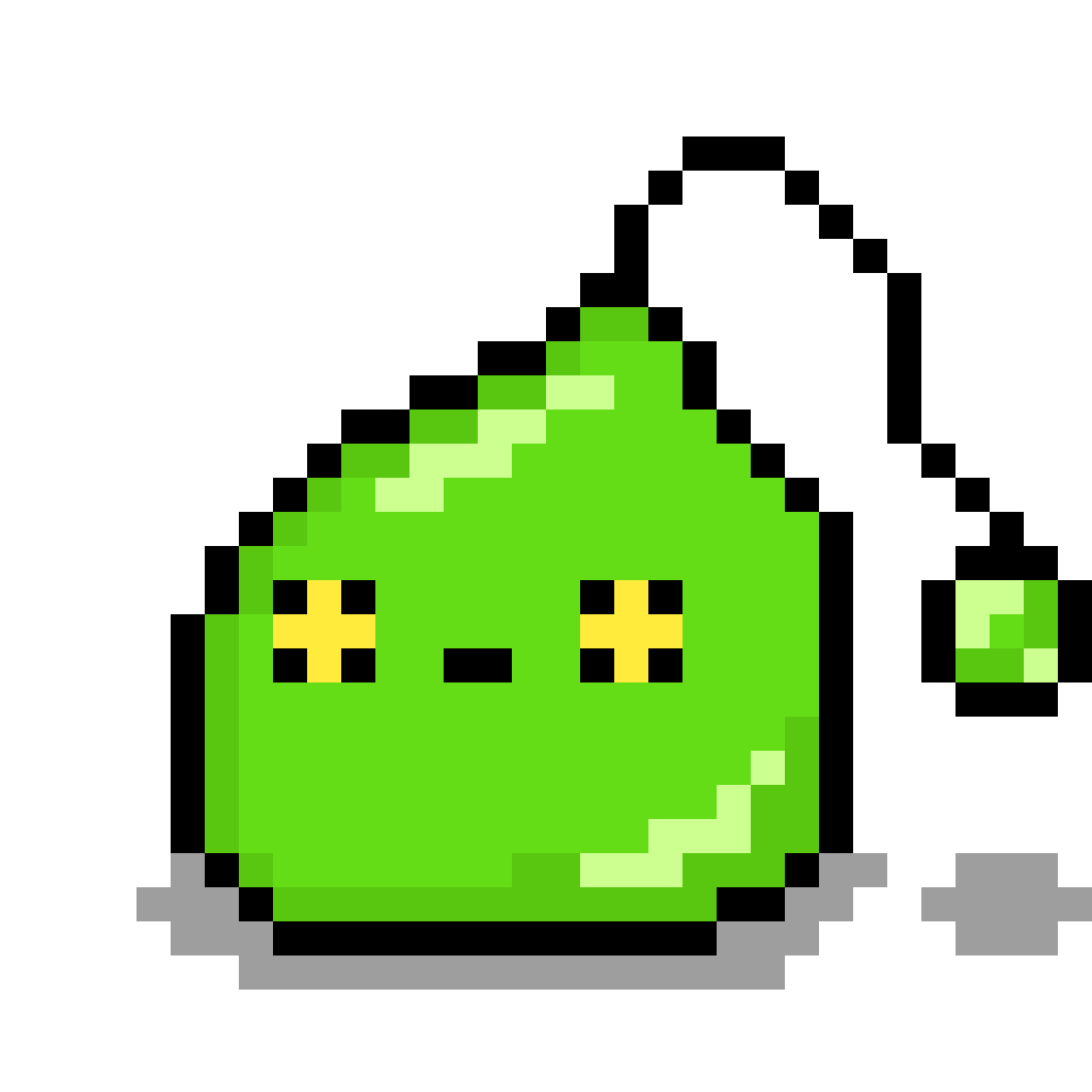 Pixel Green Blob